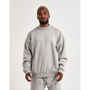 ADIDAS Original Basketball Pullover Sweater Sweatshirt Beige Gray Size L Large